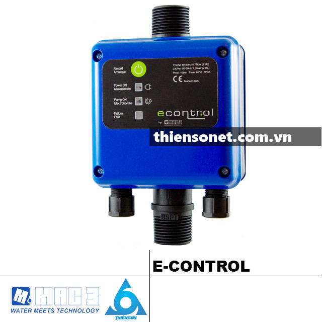 Công tắc áp lực điện tử - Rơ le dòng E-CONTROL